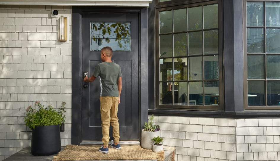 Vivint Smart Lock on home in Detroit